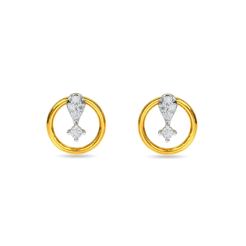 stud earrings with diamonds for women-Nerida Earring