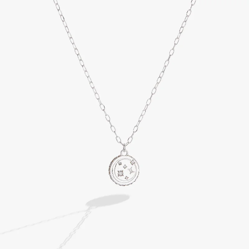 unique necklaces for women-Gemini Zodiac Precious Necklace