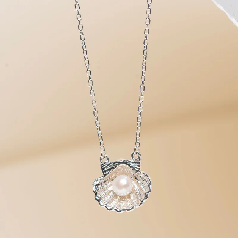 diamond pendant necklaces for women-Zoe & Morgan x Walker & Hall Camino Pearl Pendant - Sterling Silver