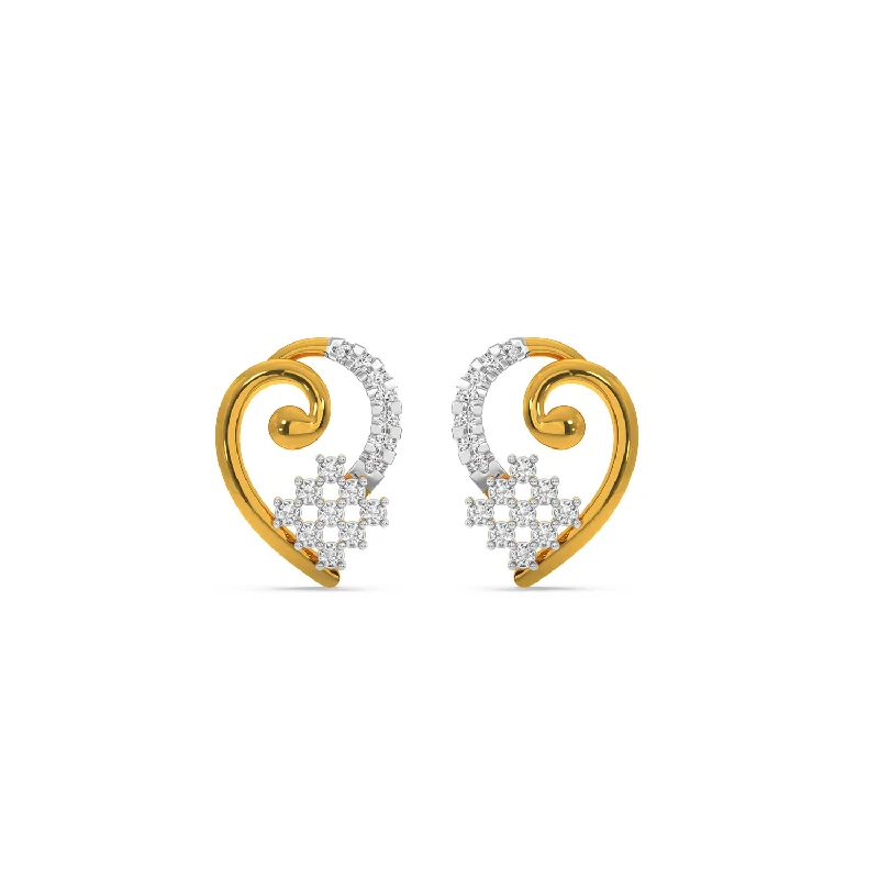 drop earrings for women-Splendour Check Earring