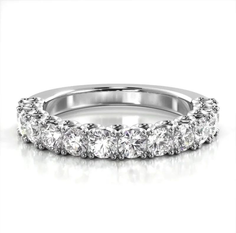 engagement rings for women-1.26 ct. Round Diamond Wedding Band