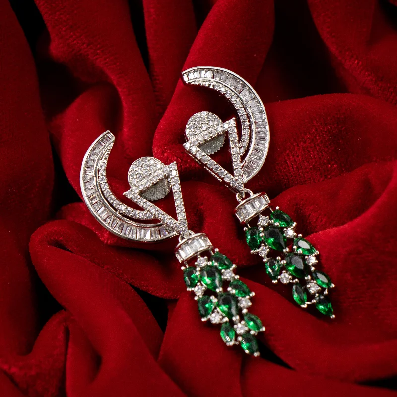 crystal drop earrings for women-Nipura Chariot of the Titaness Danglers