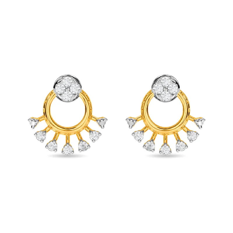 elegant gold earrings for women-Nianh Earring