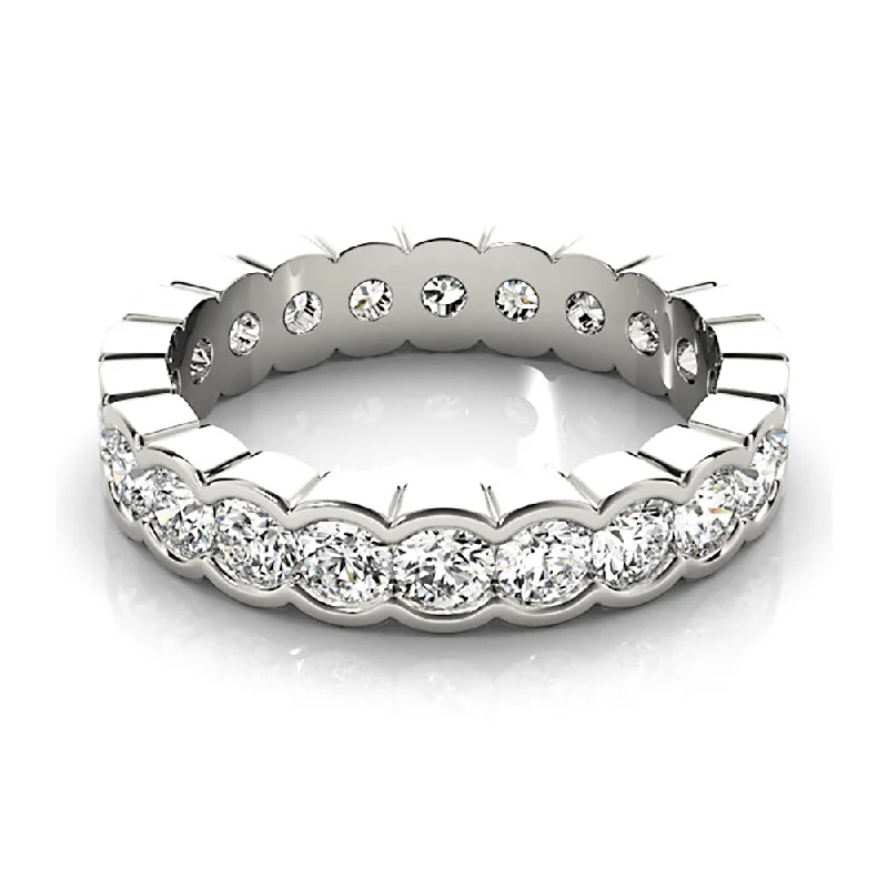 large gemstone rings for women-3.00 ctw. Round Diamond Eternity Ring