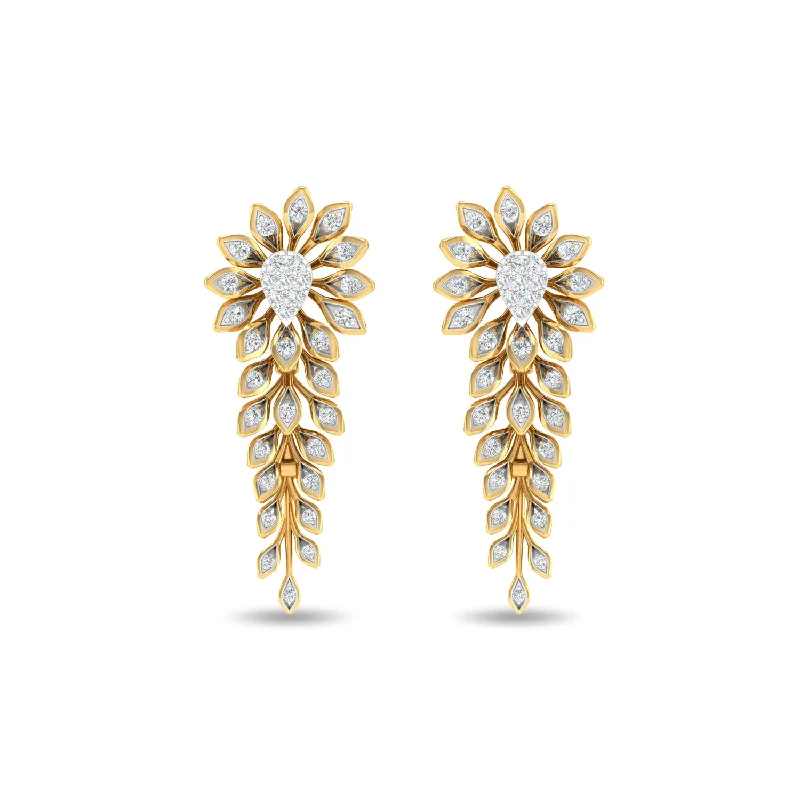 long drop earrings for women-Lilan Earring