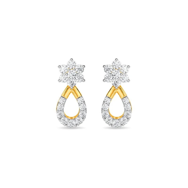 stud earrings with diamonds for women-Cassidy Earring