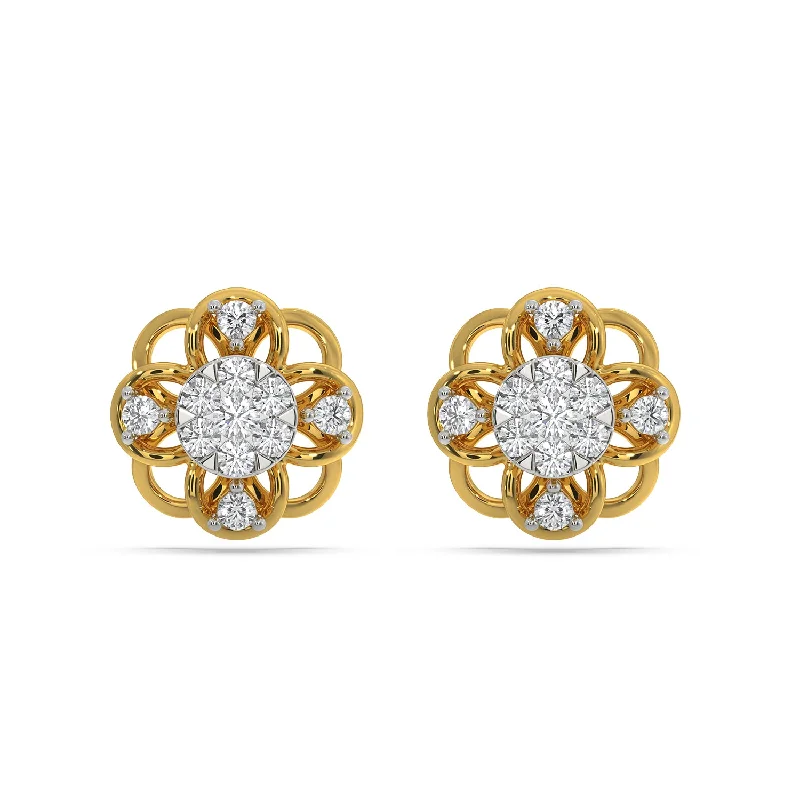 elegant gold earrings for women-Marabella Earring