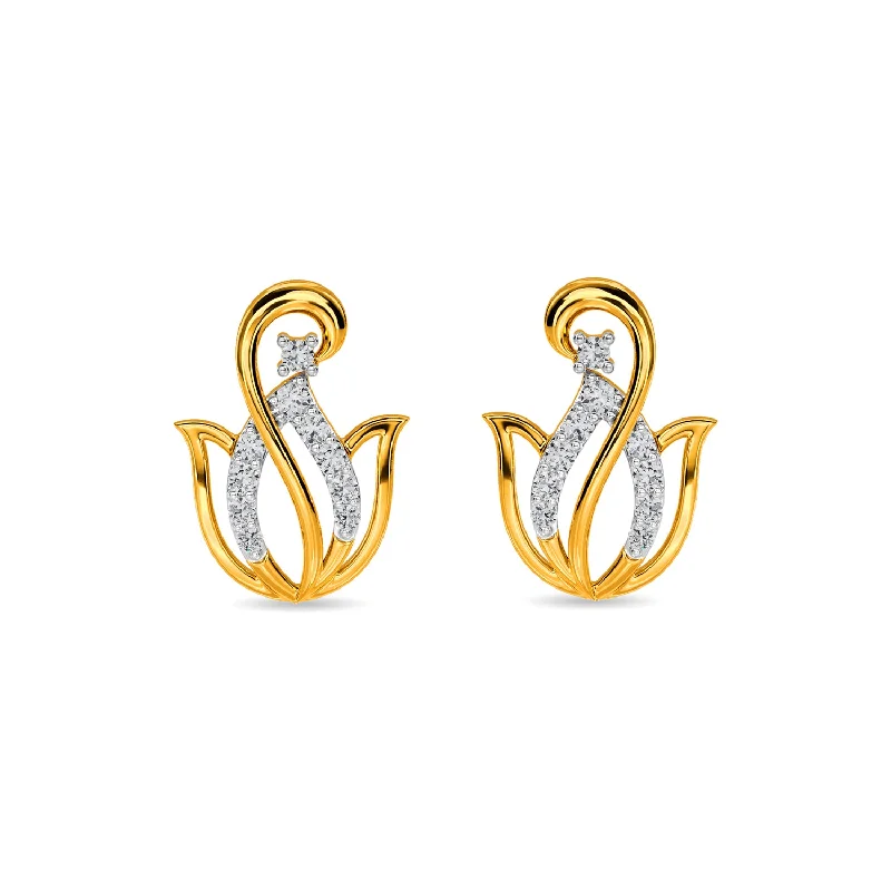 cute stud earrings for women-Nortbert Earring