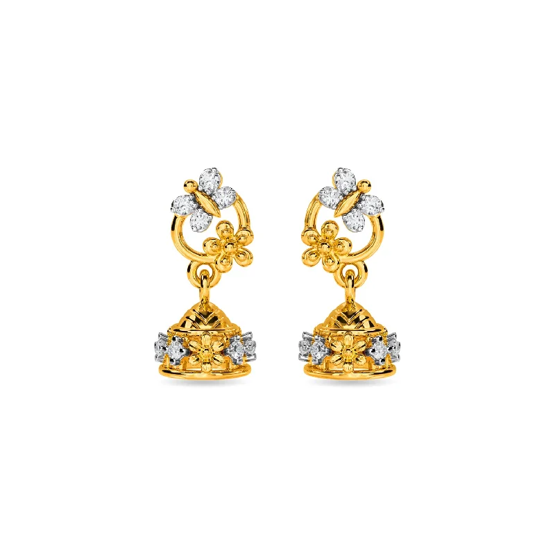 vintage gold earrings for women-Bellatrix Earring