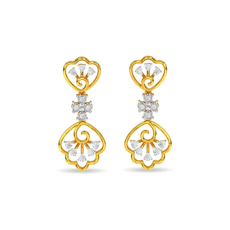 stud earrings with diamonds for women-Veronica Earring