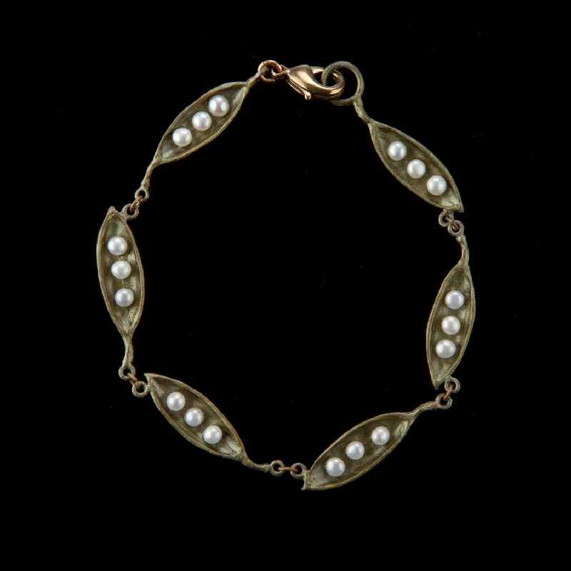 adjustable bracelets for women-Pea Pod Flexible Bracelet