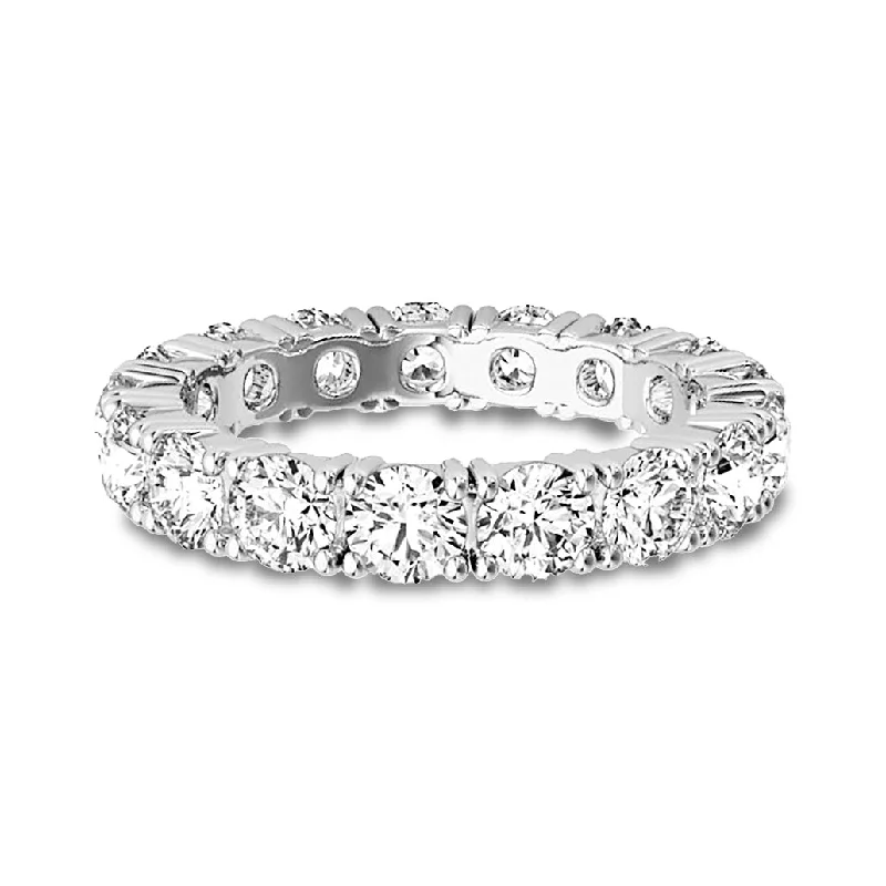 wedding ring sets for women-3.0 Carat Round Diamond Eternity Ring