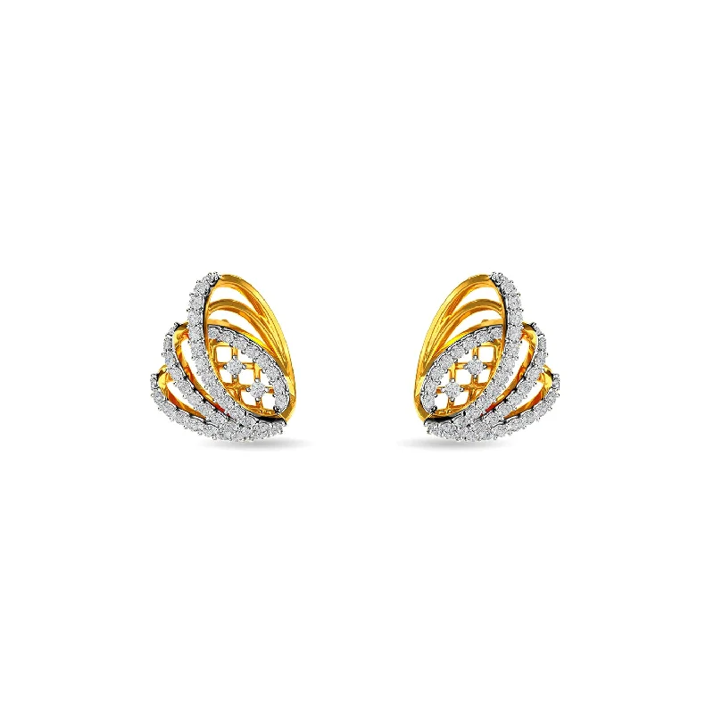 elegant gold earrings for women-Heidi Earring