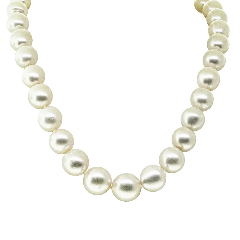 custom pendant necklaces for women-9ct Yellow Gold South Sea Pearl Strand