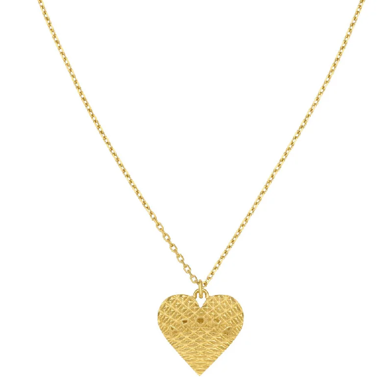 silver necklaces for women-Zoe & Morgan Aroha Necklace - Gold Plated