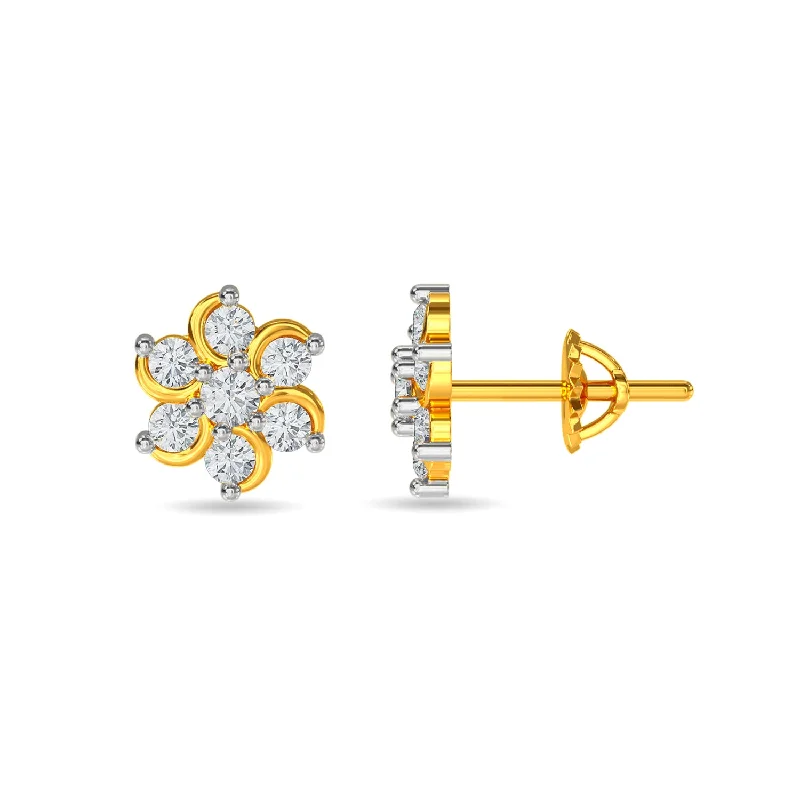 gold earrings for women-Laikesha Earring