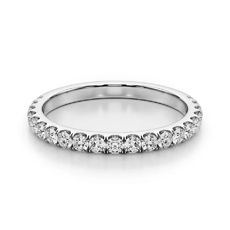 large diamond rings for women-Common Prong 0.40 ct. Round Diamond Band