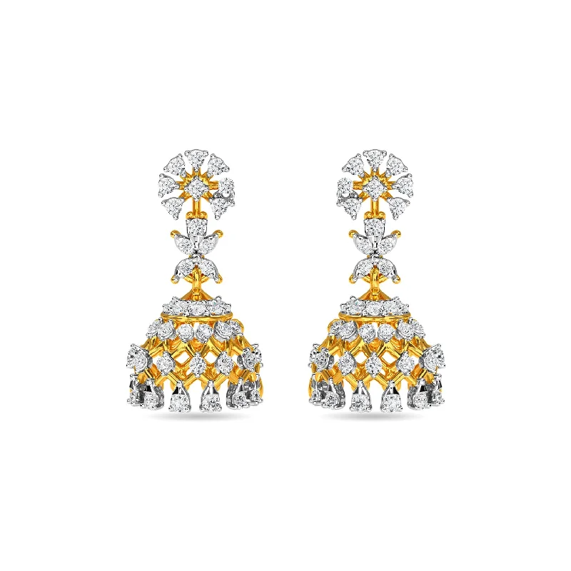 classic diamond earrings for women-Lynn Earring