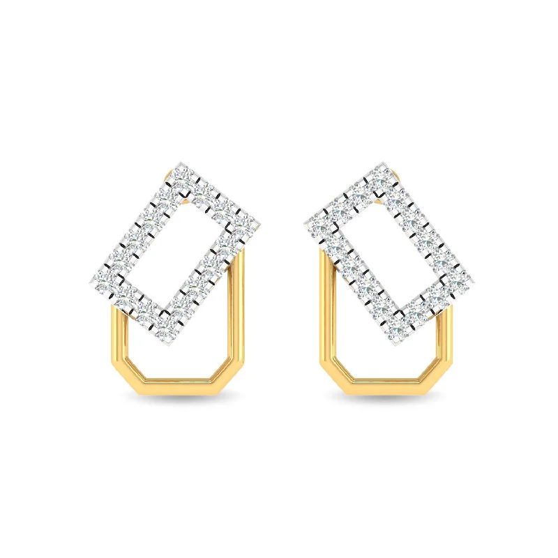 fashion diamond earrings for women-Flutter Drops