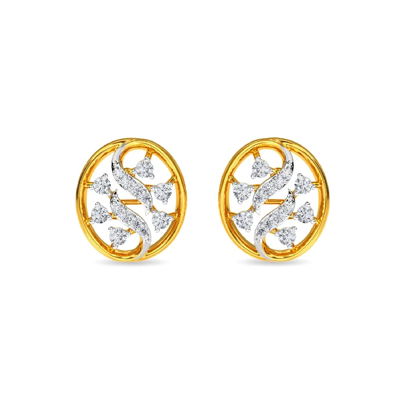 elegant gold earrings for women-Dovie Earring