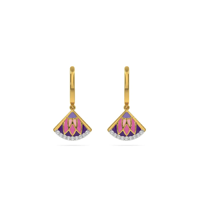 chunky earrings for women-Fiamma Earrings