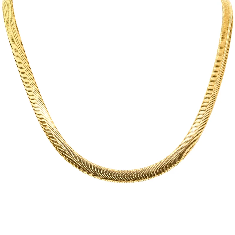 delicate gold necklaces for women-18ct Yellow Gold Plated Flat Wing Necklace