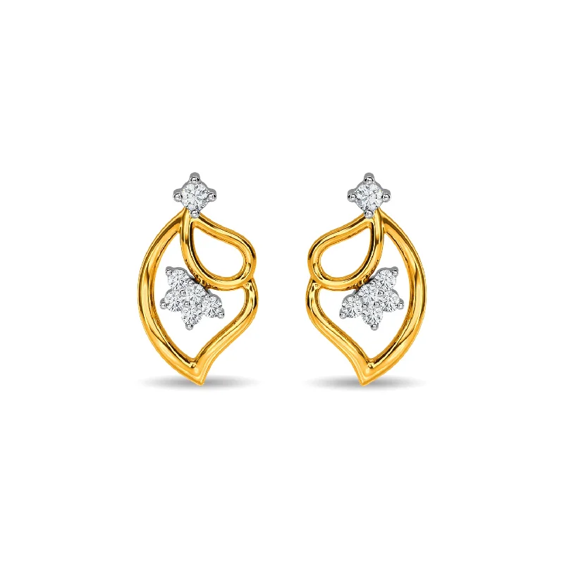 rose gold earrings for women-Nieve Earring