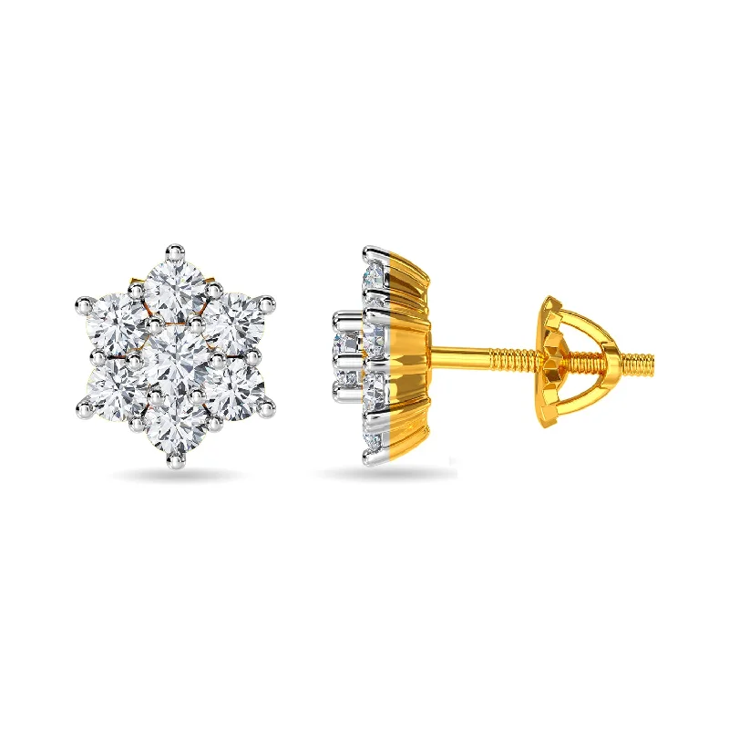 bold earrings for women-Evalina Earring