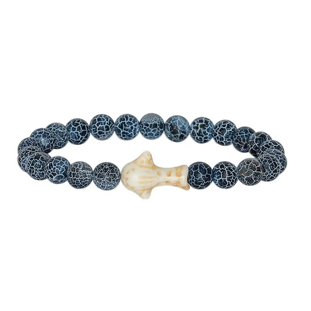 modern bangles for women-Fahlo The Quest Bracelet - Shark