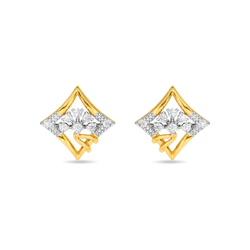 art deco earrings for women-Manaa Earring