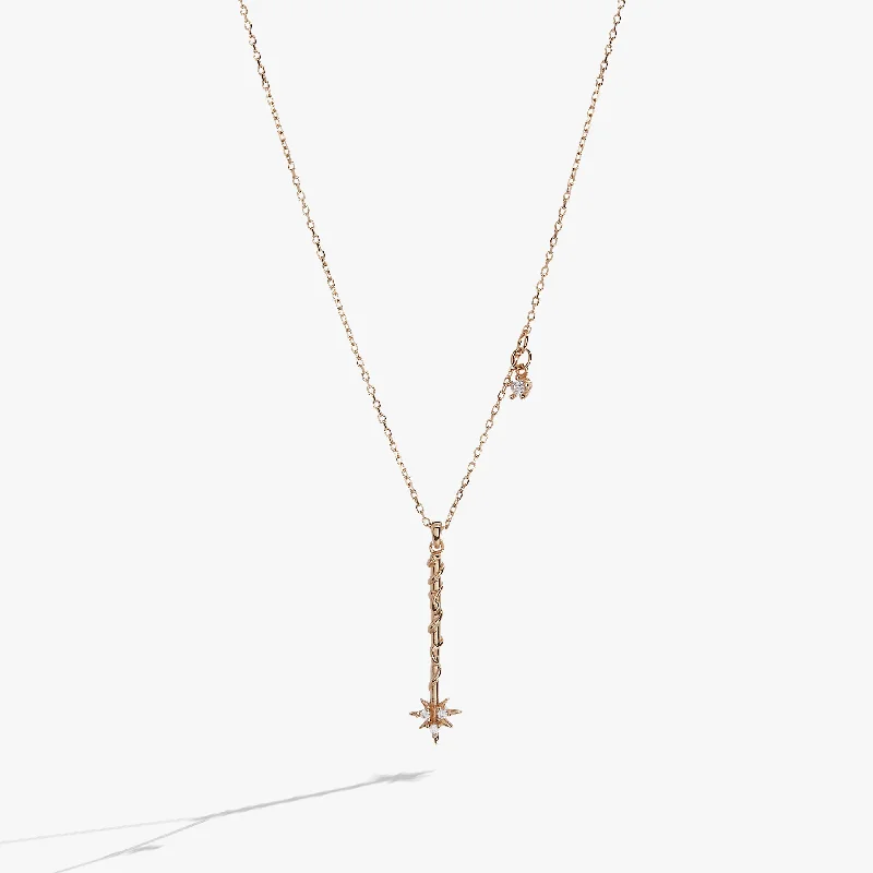 bold necklaces for women-Harry Potter™ Hermione Wand Necklace