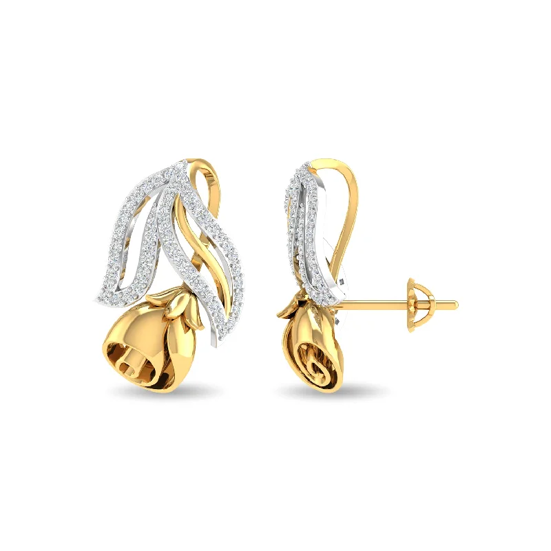 drop earrings for women-Jasmine Drops