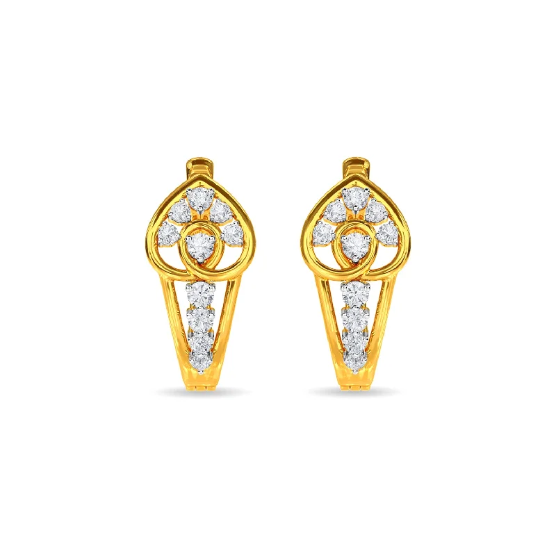 cute stud earrings for women-Elka Earring