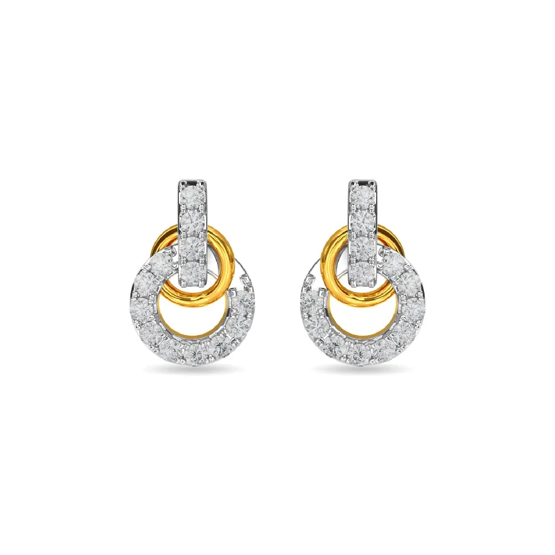 elegant gold earrings for women-Aldina Earring