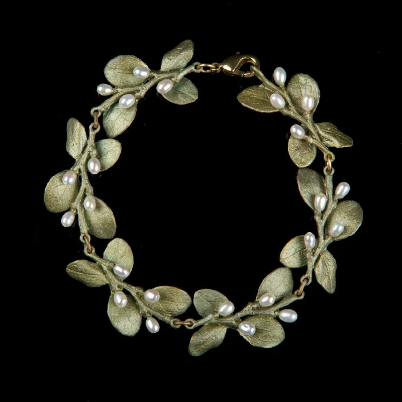 minimalistic bangles for women-Irish Thorn Leaves Bracelet