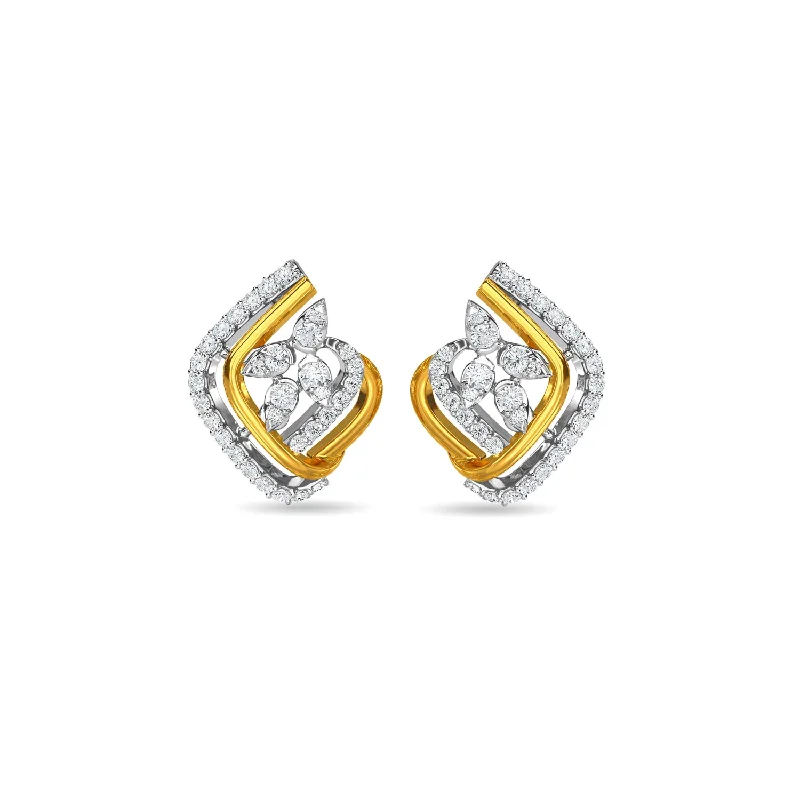 sparkling diamond earrings for women-Heaven Earring