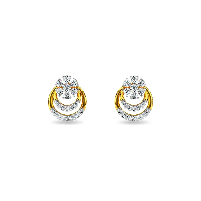 unique stud earrings for women-Dimira Earring