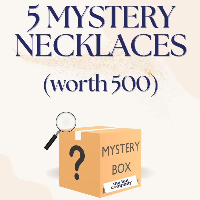 anniversary necklaces for women-TFC 5 Necklaces Mystery Box