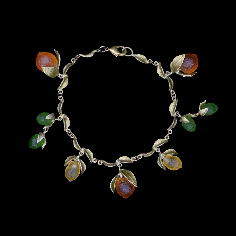 high-quality bangles for women-Citrus Fruit Bracelet