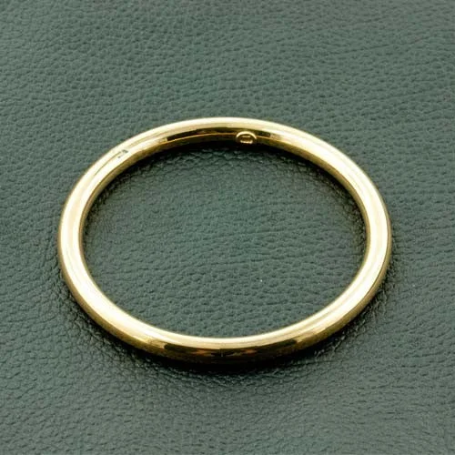 antique bangles for women-Gold plated Bangle Bracelet