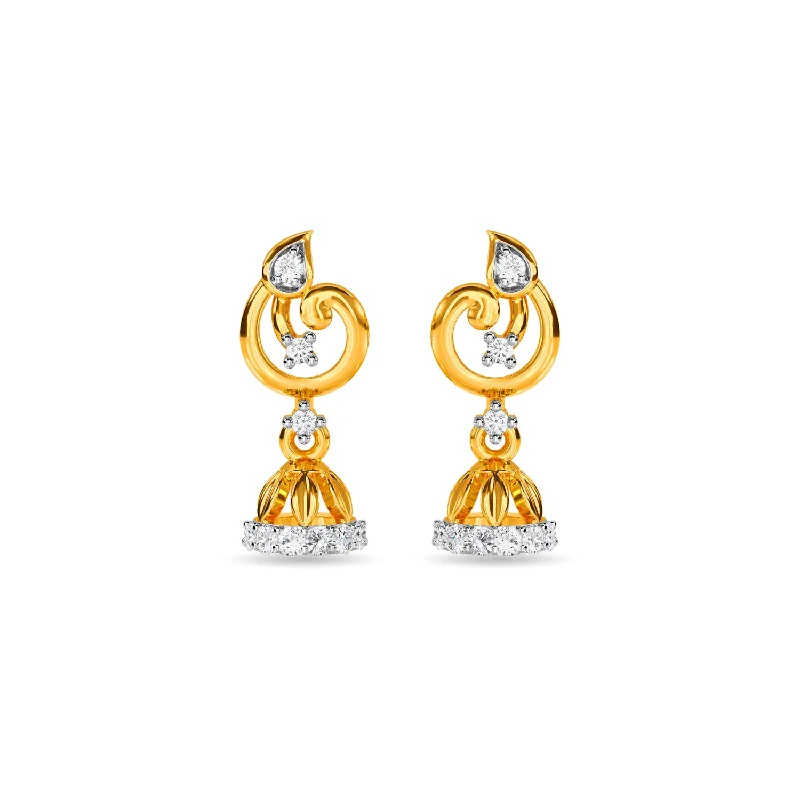 diamond earrings for women-Nuha Earring