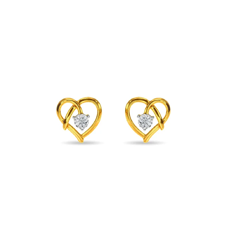 handmade earrings for women-Clasic Heart Earring